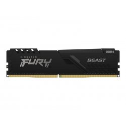 Kingston FURY Beast - DDR4 - módulo - 8 GB - DIMM 288-pin - 2666 MHz / PC4-21300 - CL16 - 1.2 V - unbuffered - sem ECC - preto 