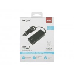 Targus - Adaptador de alimentação - 100 Watt - PD (24 pin USB-C) - preto APA108EU