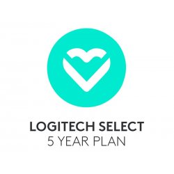 Logitech Select - Contrato extendido de serviço - substituição antecipada de peças - 5 anos - resposta em tempo: 1 dia útil - 1