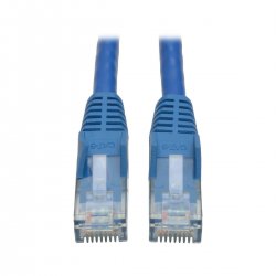 Eaton Tripp Lite Series Cat6 Gigabit Snagless Molded (UTP) Ethernet Cable (RJ45 M/M), PoE, Blue, 6 ft. (1.83 m) - Cabo patch - 
