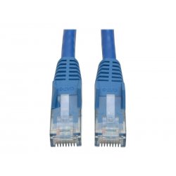 Eaton Tripp Lite Series Cat6 Gigabit Snagless Molded (UTP) Ethernet Cable (RJ45 M/M), PoE, Blue, 1 ft. (0.31 m) - Cabo patch - 
