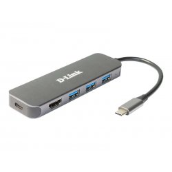 D-Link DUB-2333 - Estação de engate - USB-C / Thunderbolt 3 - HDMI DUB-2333