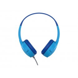 Belkin SoundForm Mini - Auscultadores supra-aurais com microfonoe - no ouvido - com cabo - macaco de 3,5 mm - azul AUD004BTBL
