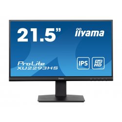 iiyama ProLite XU2293HS-B5 - Monitor LED - 22" (21.5" visível) - 1920 x 1080 Full HD (1080p) @ 75 Hz - IPS - 250 cd/m² - 1000:1
