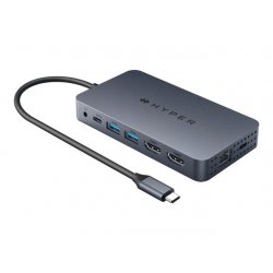 HyperDrive - Estação de engate - USB-C - 2 x HDMI - 1GbE HDM1HBUGL
