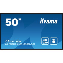 Iiyama LH5054UHS-B1AG - 50" Classe Diagonal LH54 Series ecrã LCD com luz de fundo LED - sinalização digital interativa - com le