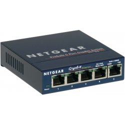 NETGEAR GS105 - Interruptor - 5 x 10/100/1000 - desktop GS105GE
