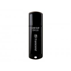 Transcend JetFlash 700 - Drive flash USB - 64 GB - USB 3.0 - preto TS64GJF700