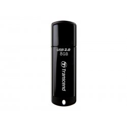 Transcend JetFlash 350 - Drive flash USB - 8 GB - USB 2.0 - preto TS8GJF350