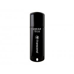 Transcend JetFlash 350 - Drive flash USB - 16 GB - USB 2.0 - preto TS16GJF350