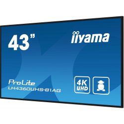 iiyama ProLite LH4360UHS-B1AG - 43" Classe Diagonal (42.5" visível) ecrã LCD com luz de fundo LED - sinalização digital - com l