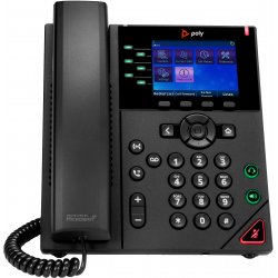 Poly VVX 350 - OBi Edition - telefone VoIP - tridirecional capacidade de chamada - SIP, SRTP, SDP - 6 linhas - preto 89B59AA
