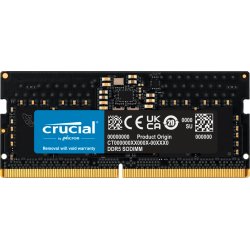 Crucial - DDR5 - módulo - 8 GB - SO DIMM 262-pinos - 5600 MHz / PC5-44800 - CL46 - 1.1 V - on-die ECC CT8G56C46S5