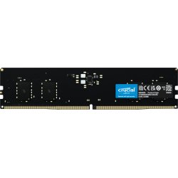 Crucial - DDR5 - módulo - 8 GB - DIMM 288-pin - 5600 MHz / PC5-44800 - CL46 - 1.1 V - unbuffered - on-die ECC - preto CT8G56C46