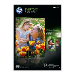 HP Everyday Photo Paper - Brilhante - 8 mm - A4 (210 x 297 mm) - 200 g/m² - 25 folha(s) papel fotográfico - para Deskjet 21XX, 