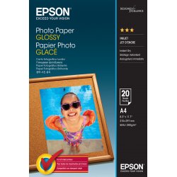 Epson - Brilhante - A4 (210 x 297 mm) - 200 g/m² - 20 folha(s) papel fotográfico - para EcoTank ET-2850, 2851, 2856, 4850, EcoT