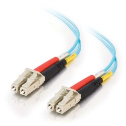 C2G LC-LC 10Gb 50/125 OM3 Duplex Multimode PVC Fiber Optic Cable (LSZH) - Cabo de rede - multi-modo LC (M) para multi-modo LC (