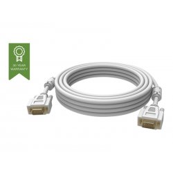 VISION Professional installation-grade VGA patch cable - LIFETIME WARRANTY - gold plated connectors - ferrite cores both ends -