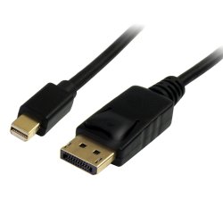 StarTech.com 2m Mini DisplayPort to DisplayPort 1.2 Cable DisplayPort 4k - Cabo DisplayPort - Mini DisplayPort (M) para Display
