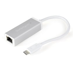 StarTech.com USB-C to Gigabit Ethernet Adapter - Aluminum - Thunderbolt 3 Port Compatible - USB Type C Network Adapter (US1GC30