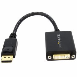 StarTech.com DisplayPort to DVI-D Adapter - 1920x1200 - Passive DVI Video Converter with Latching DP Connector (DP2DVI2) - Adap