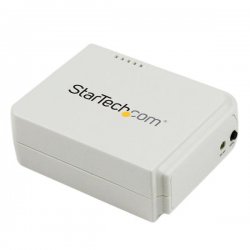 StarTech.com 1-Port Wireless N USB 2.0 Network Print Server - 10/100 Mbps Ethernet USB Printer Server Adapter - Windows 10 - 80