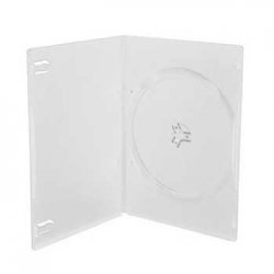Caixa para CD/DVD 7mm -Transparente Rectangular 1un 7111061