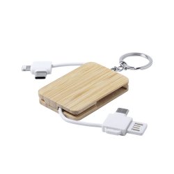 Cabo Carregador Porta-Chaves USB-A MicroUsb USB-C Lightning 7541087