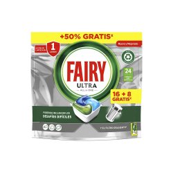 Detergente Máquina Loiça Pastilhas Fairy Ultra 16+8un 6831801