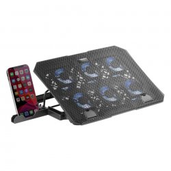 Cooler MARS GAMING MNBC23 NOTEBOOK COOLER & STAND, 6x FANS, PHONE HOLDER, UP TO 16\" MNBC23"