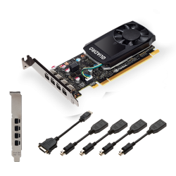 VGA PNY nVIDIA QUADRO P1000 V2 4GB GDDR5 PCIe 3.0 16x 4 miniDP1.4 c/LP bracket VCQP1000V2-PB