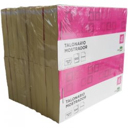 Blocos Impressos-Taloes Numerados-Pack 20un Amarelo 1841001