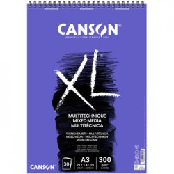 Bloco Espiralado Canson XL Mix Media A3 300g 30Fls 108807216