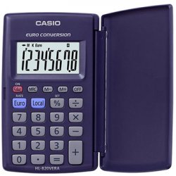 Calculadora de Bolso Casio HL820VERA 8 Digitos CAS-HL820VERA