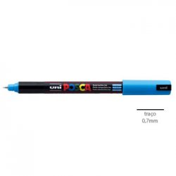 Marcador Uniball Posca PC-1MR 0,7mm Azul Claro (8) 1un 1293125/UN