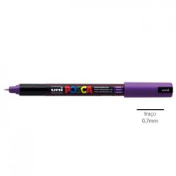 Marcador Uniball Posca PC-1MR 0,7mm Violeta (12) 1un 1293129/UN