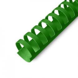 Argolas PVC Encadernar 18mm Verde 140 Folhas 100un 1713578