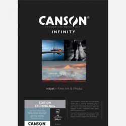 Papel A3 310g Canson Infinity Edition Etching Rag 100% 25Fls 1236211007