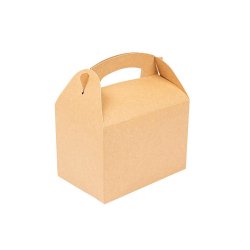 Caixa Kraft Asa Menu Lunch Box Criança 17x16x10cm 50un 6621352