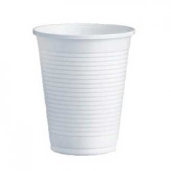 Copos Plástico 200ml Branco (Água/Chá) 100un 6611025