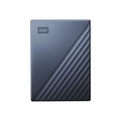 WD My Passport Ultra WDBFTM0050BBL - Disco rígido - encriptado - 5 TB - externa (portátil) - USB 3.1 (USB C conector) - 256-bit