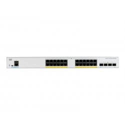 Cisco Catalyst 1000-24T-4G-L - Interruptor - Administrado - 24 x 10/100/1000 + 4 x Gigabit SFP (ligação ascendente) - montável 