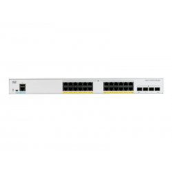 Cisco Catalyst 1000-24P-4G-L - Interruptor - Administrado - 24 x 10/100/1000 (PoE+) + 4 x Gigabit SFP (ligação ascendente) - mo