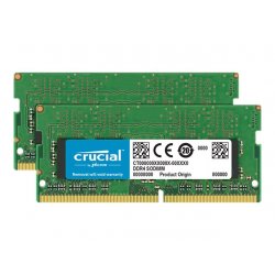 Crucial - DDR4 - kit - 8 GB: 2 x 4 GB - SO DIMM 260-pinos - 2666 MHz / PC4-21300 - CL19 - 1.2 V - unbuffered - sem ECC CT2K4G4S