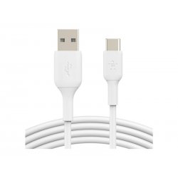 Belkin BoostCharge - Cabo USB - 24 pin USB-C (M) para USB (M) - 2 m - branco CAB001BT2MWH