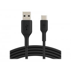 Belkin BOOST CHARGE - Cabo USB - 24 pin USB-C (M) para USB (M) - 2 m - preto CAB001BT2MBK