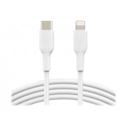 Belkin BOOST CHARGE - Cabo Lightning - Lightning macho para USB macho - 3 m - branco CAA001BT3MWH