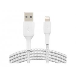 Belkin BOOST CHARGE - Cabo Lightning - Lightning macho para USB macho - 3 m - branco CAA002BT3MWH