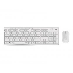 Logitech MK295 Silent - Conjunto de teclado e rato - sem fios - 2.4 GHz - Francês - esbranquiçado 920-009820