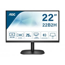 AOC 22B2H/EU - Monitor LED - 22" (21.5" visível) - 1920 x 1080 Full HD (1080p) @ 75 Hz - VA - 200 cd/m² - 3000:1 - 4 ms - HDMI,